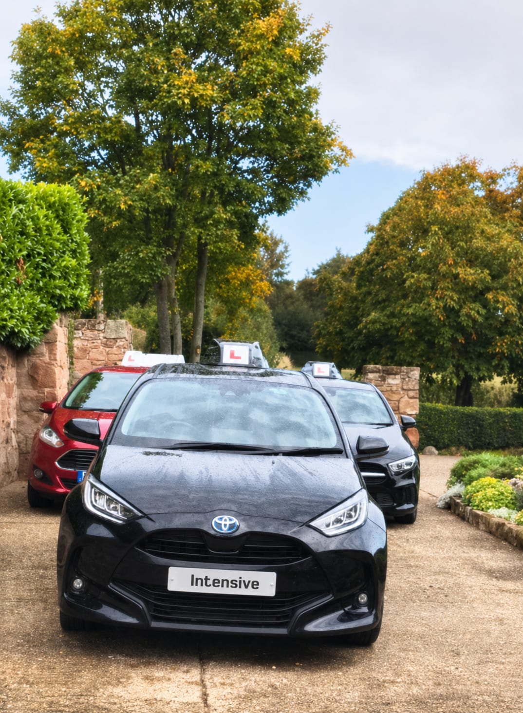 The Graham Ralph Intensive Driving Courses cars at the property